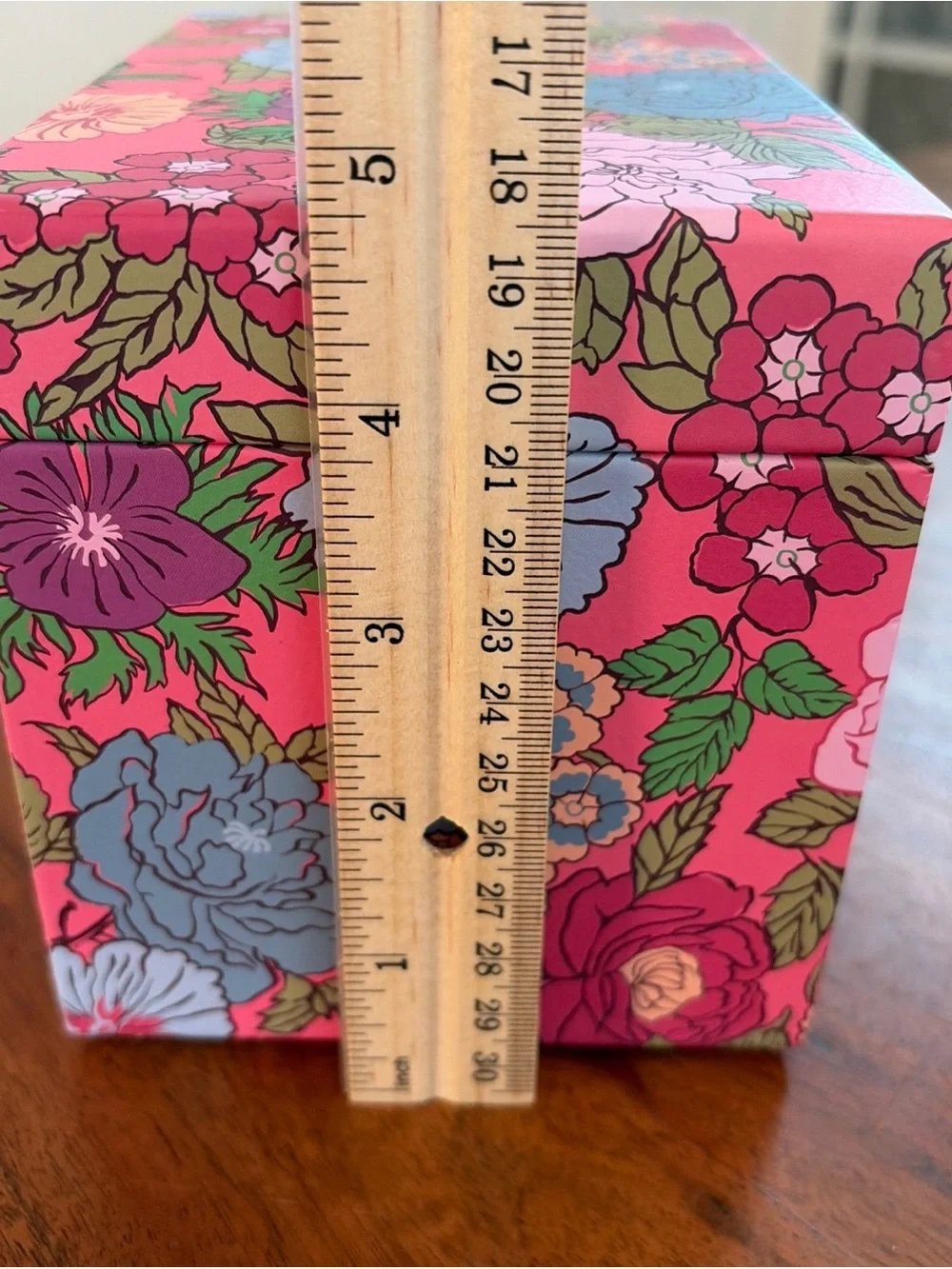 Vera Bradley Recipe Box Cards Set Vibrant Gardenias Pink Floral Kitchen NWOT